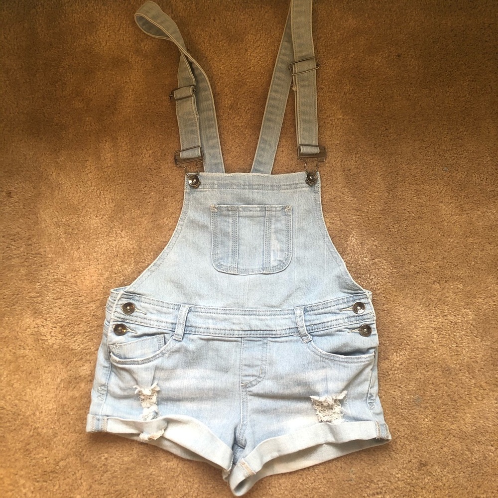 Overall Shorts